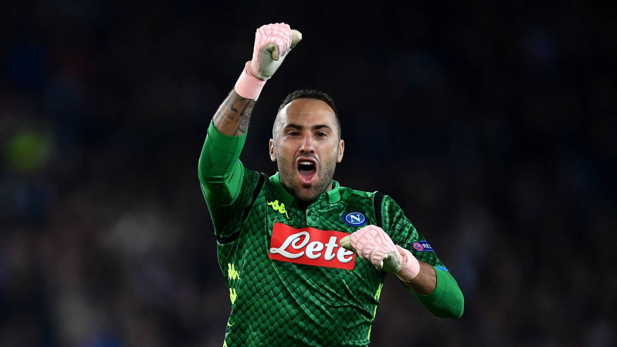 David Ospina vuelve a la titular del Napoli ante Sassuolo por la expulsión de de Alex Meret ante Juventus.