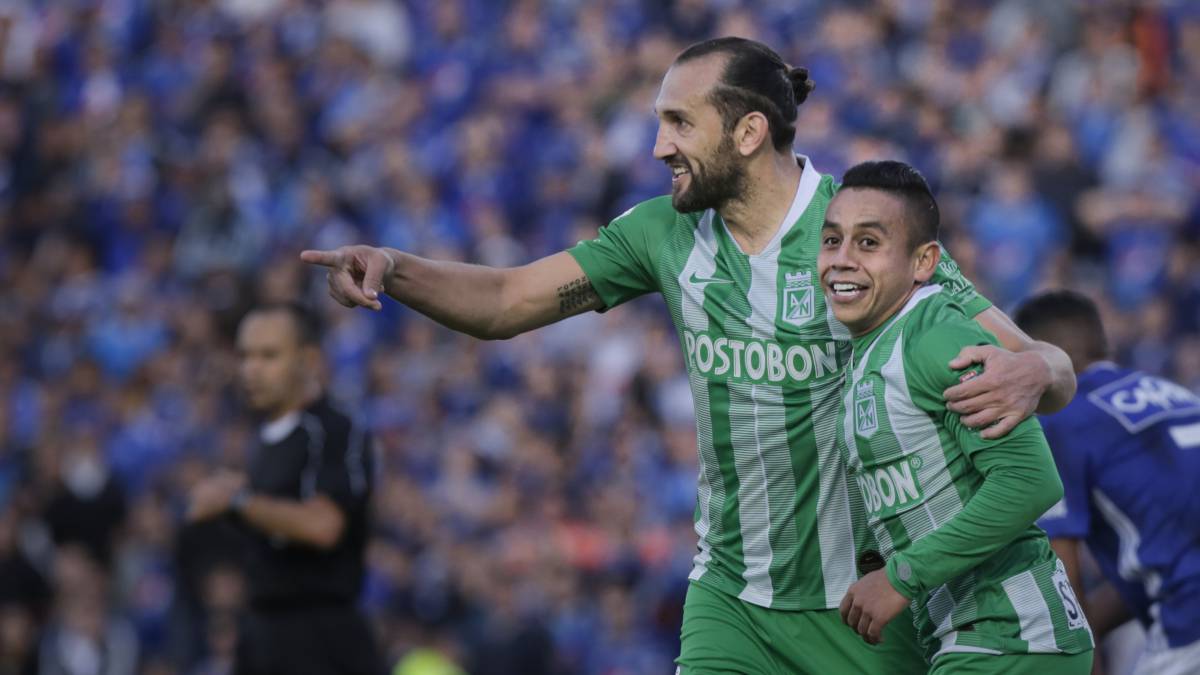 El delantero Hernán Barcos, habló de lo que fue el partido entre Millonarios y Nacional en la Liga Águila
