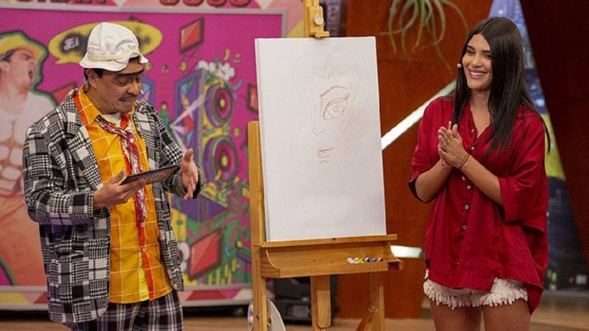 Mara Cifuentes en el programa de Caracol The Suso's Show.