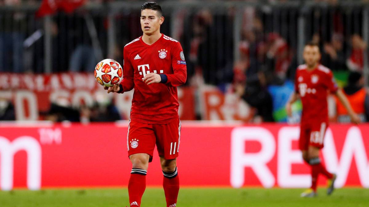 James Rodríguez mal calificado por prensa alemana tras eliminación del Bayern en Champions League