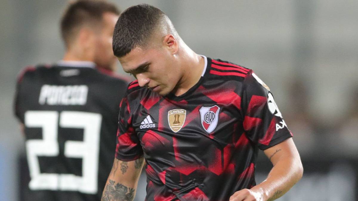 Juan Fernando Quintero durante el partido ante Alianza Lima en la Copa Libertadores 2019