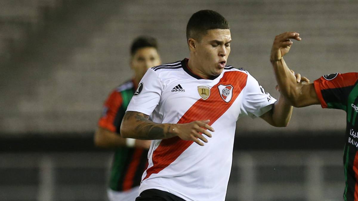 Juan Fernando Quintero, una de las claves de River Plate para el clásico ante Independiente.