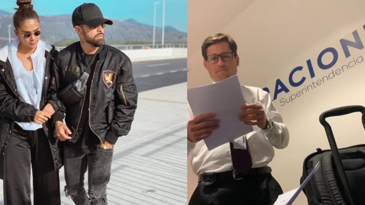 Mike Bahía y Greeicy Rendón manifestaron en sus redes sociales que fueron retenidos en Perú