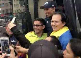 Muestras de cariño a Nairo tras ser segundo en la París-Niza
