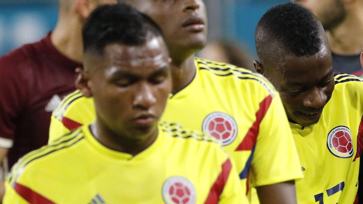 Alfredo Morelos tras el partido amistoso ante Venezuela.
