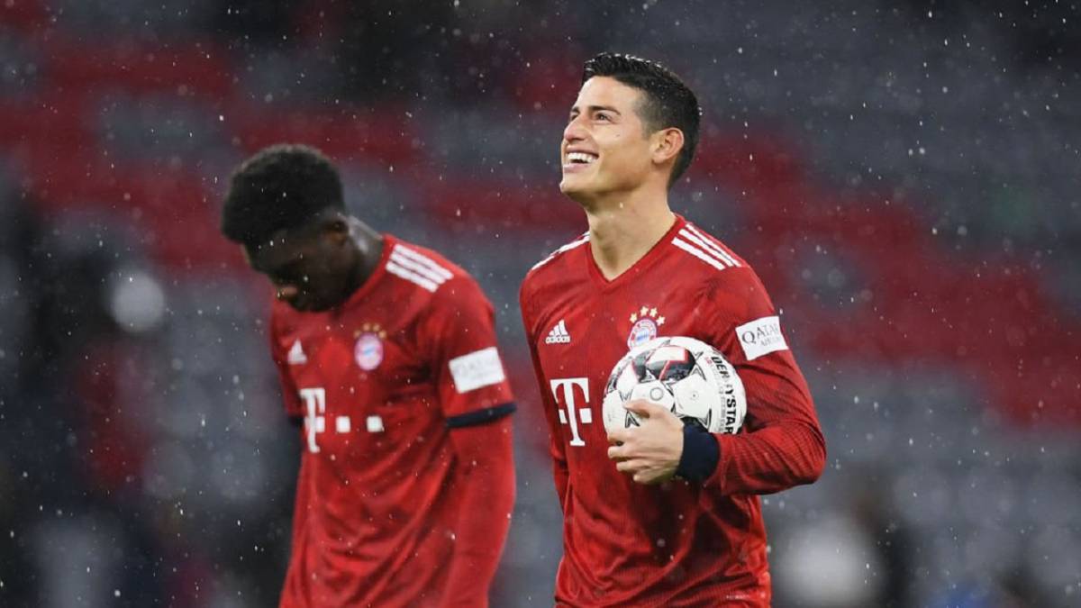 El colombiano James Rodríguez marcó triplete con el Bayern Múnich y viaja a Japón para jugar con la Selección Colombia.