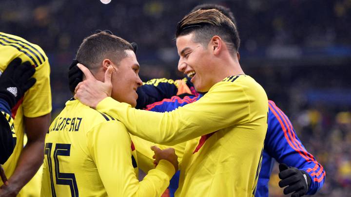 James Rodríguez envía mensaje de apoyo a Juan Fernando Quintero, su compañero de Selección Colombia.