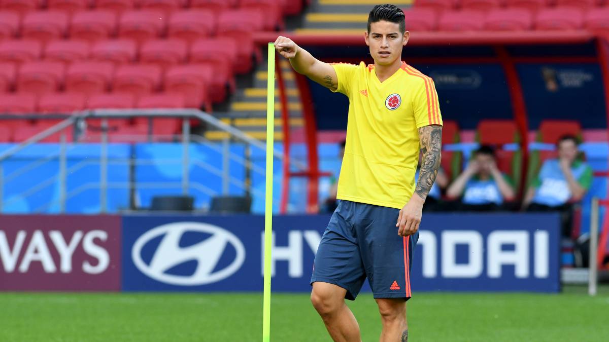 James Rodríguez arribó a Japón y se unió a la concentración de la Selección Colombia