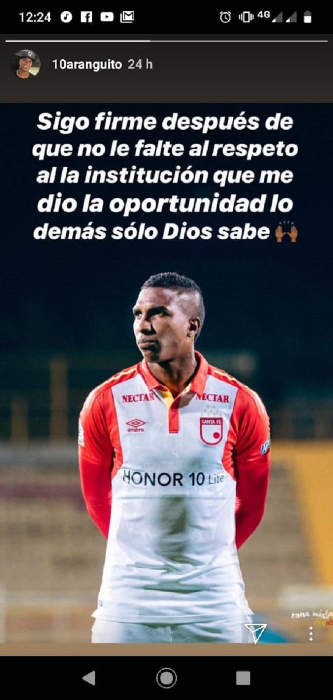Johan Arango se pronunció en sus redes sociales tras el escándalo del accidente.