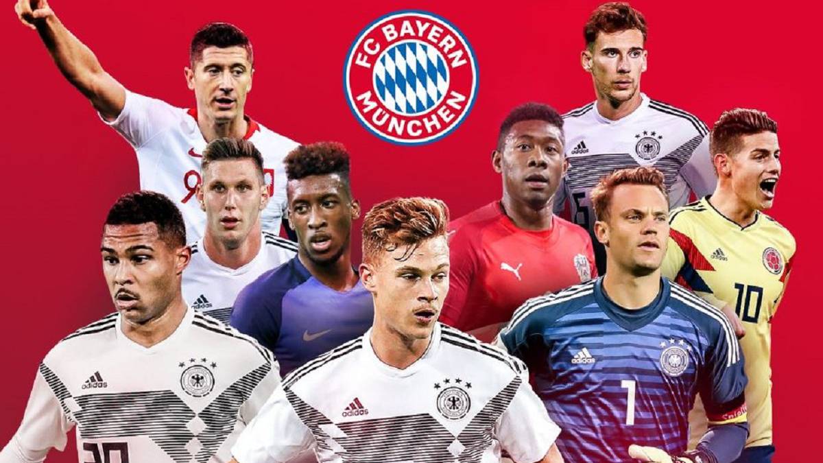 Jugadores del Bayern Múnich