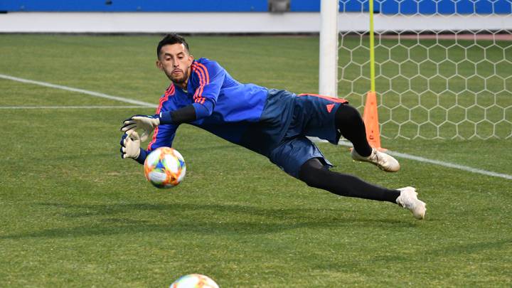 Camilo Vargas, el arquero de la Selección Colombia con mejores números en 2019 antes del partido ante Japón.