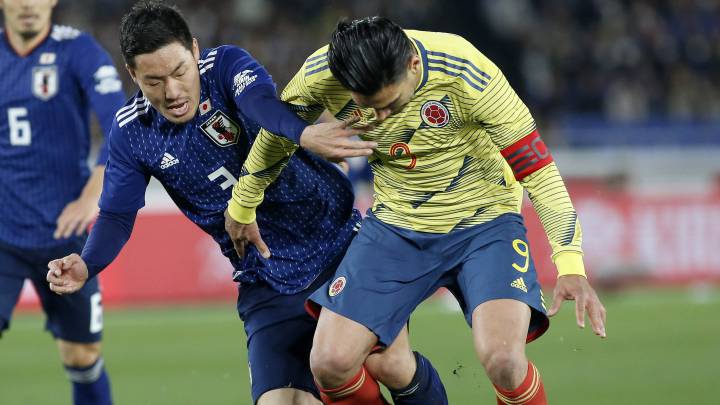 Colombia derrotó 1-0 a Japón en Yokohama con gol de Falcao