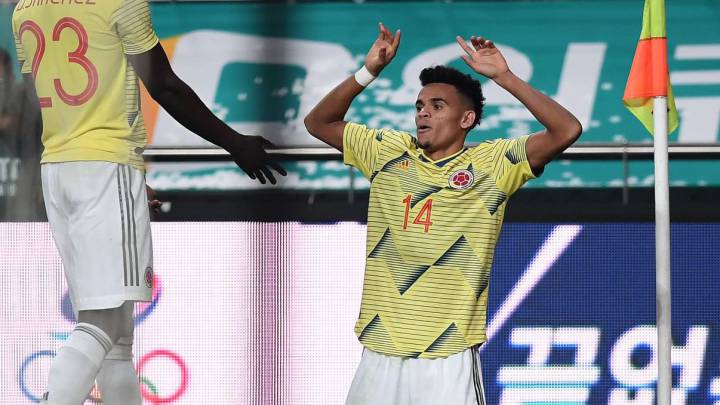 Luis Díaz, figura de la Selección Colombia ante Corea del Sur.