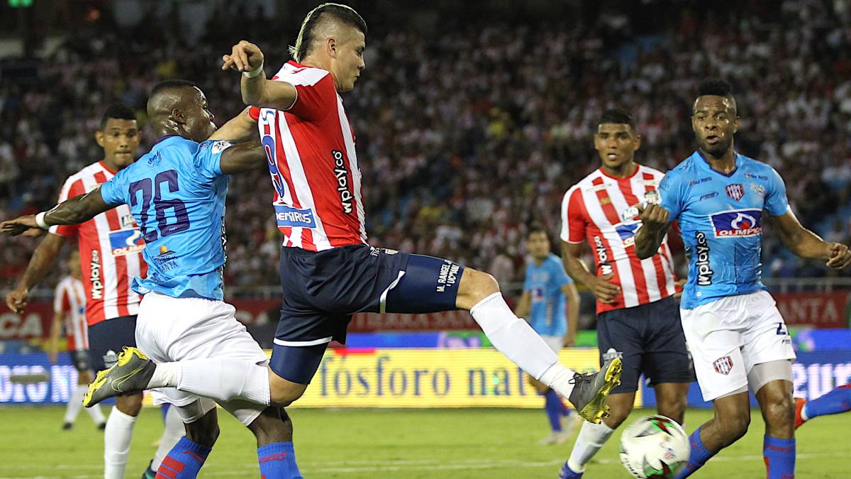 Junior de Barranquilla recibió al Unión Magdalena en partido adelantado de la décimo tercera jornada de la Liga Águila I - 2019 en el estadio Metropolitano