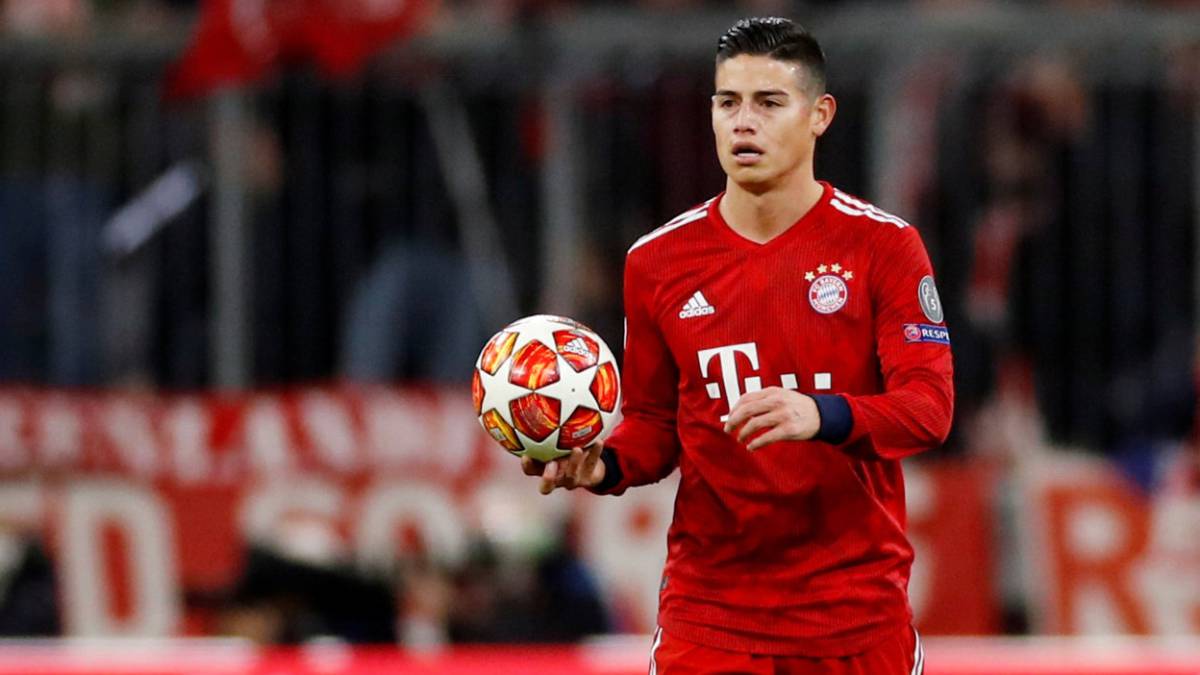 James Rodríguez sería uno de los ocho colombianos que estarían en la Champions League 2019-2020