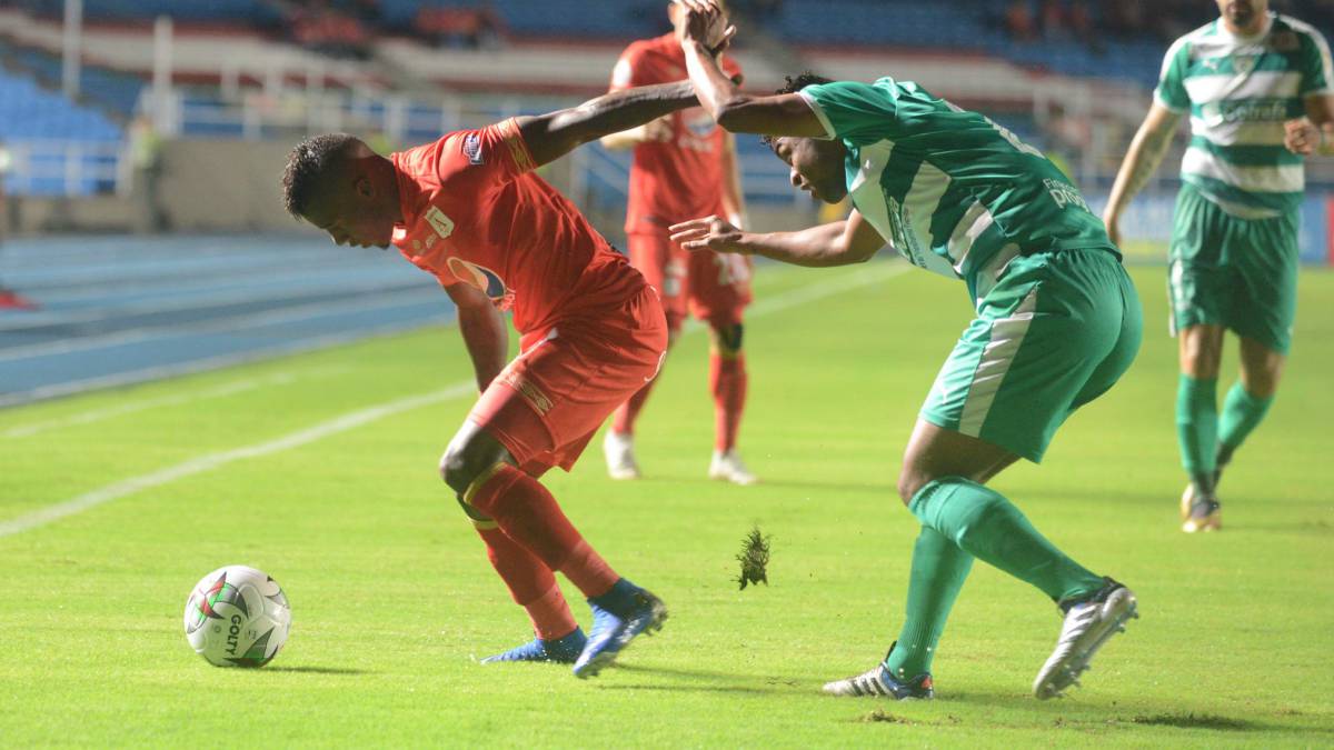 América de Cali enfrentó a La Equidad en el desarrollo de la décimo tercera jornada de la Liga Águila I - 2019 en el estadio Pascual Guerrero