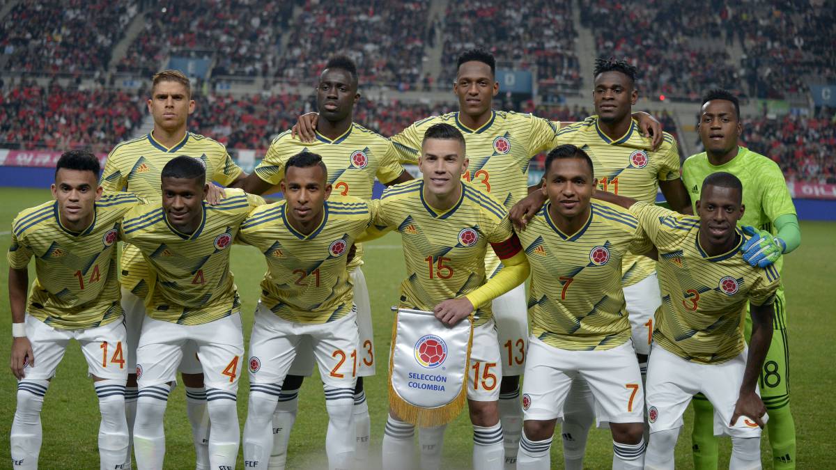 Formación titular de la Selección Colombia para el partido amistoso ante Corea del Sur en Seúl