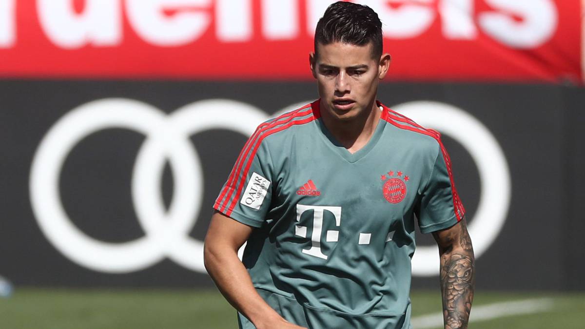 James Rodríguez espera estar al ciento por ciento para el clásico entre Bayern y Borussia