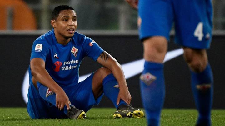 Luis Fernando Muriel busca volver al gol con Fiorentina ante Frosinone.