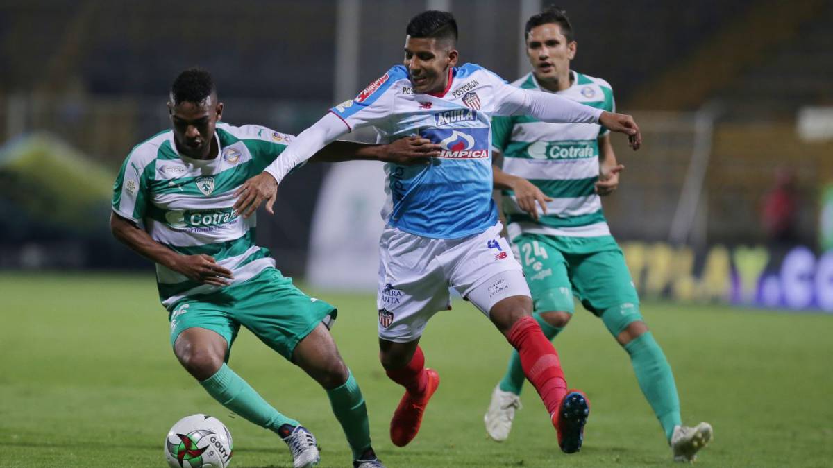 Junior de Barranquilla empató ante La Equidad en el desarrollo de la décimo cuarta jornada de la Liga Águila I - 2019 en el estadio de Techo