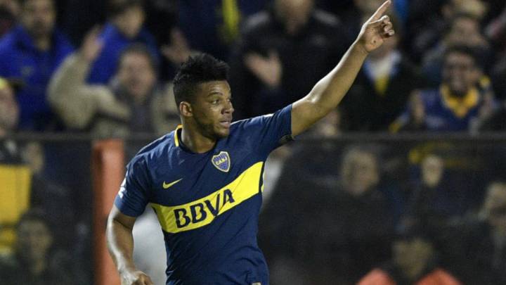Frank Fabra, lateral colombiano, regresó a la titular de Boca Juniors en el juega por la última jornada de la Superliga Argentina ante Aldosivi