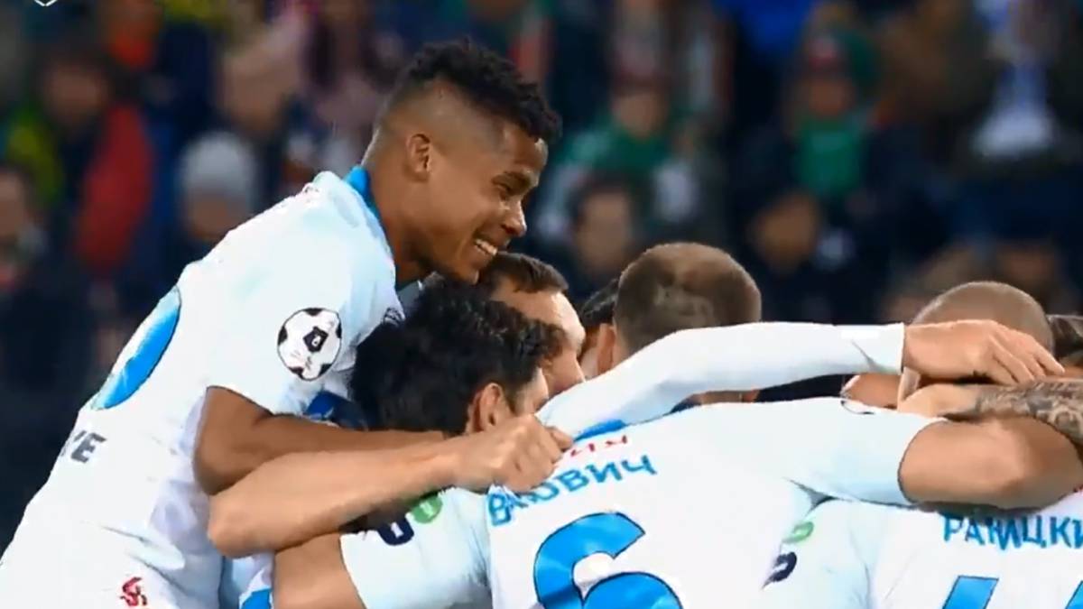 Wilmar Barrios jugó los 90 minutos en el empate entre Zenit y Lokomotiv