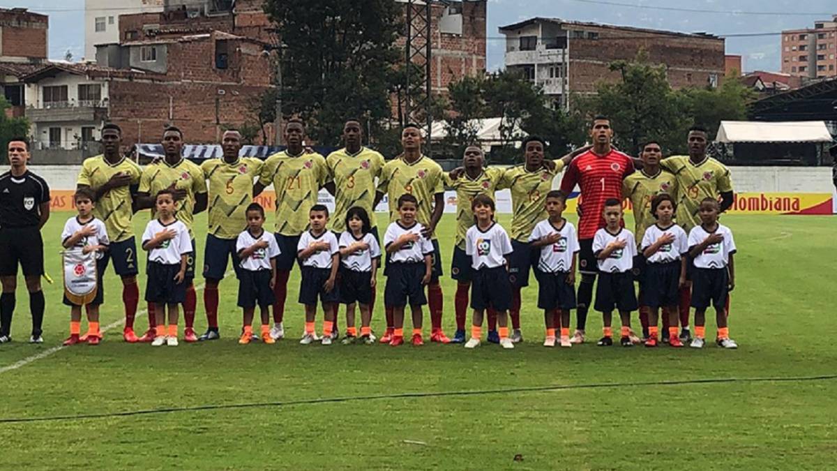 La Selección Colombia Sub-20 derrotó 2-1 a Panamá en partido amistoso en Envigado