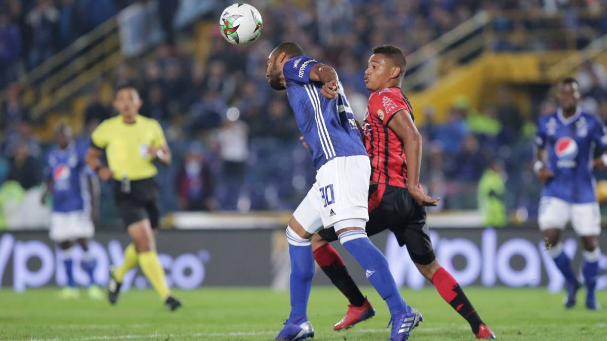 Millonarios y Cúcuta Deportivo se enfrentaron en el desarrollo de la Liga Águila I - 2019 en el estadio El Campín con triunfo del equipo azul