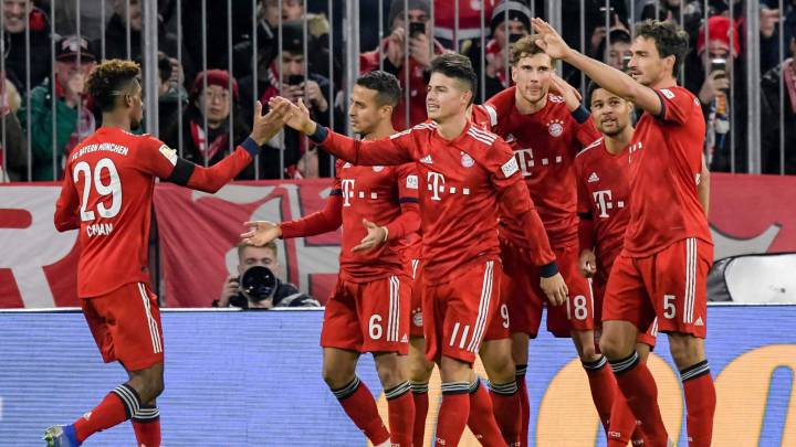 James Rodríguez, entre los colombianos que están cerca de ser campeones de Liga en Europa.
