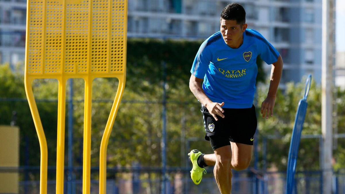 Jorman Campuzano, volante de Boca Juniors
