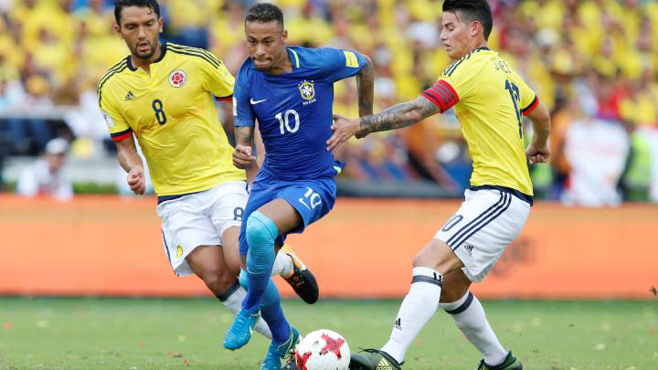 La última visita de Neymar a Colombia fue en el partido de Eliminatorias a Rusia 2018. El 5 de septiembre en Barranquilla