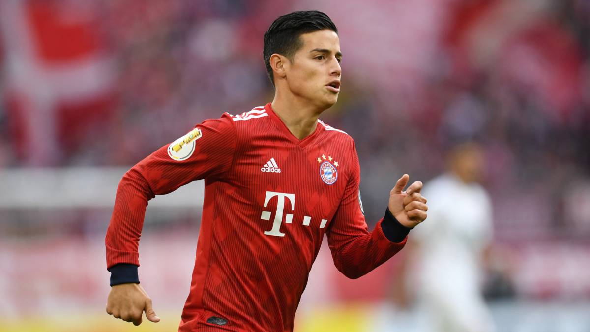James Rodríguez, volante del Bayern Múnich en la mira de Juventus