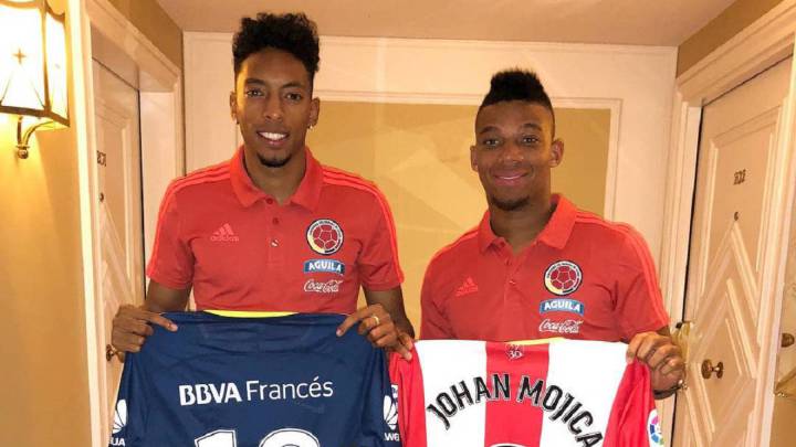 Johan Mojica y Frank Fabra, en una carrera contra el tiempo para llegar a la Copa América