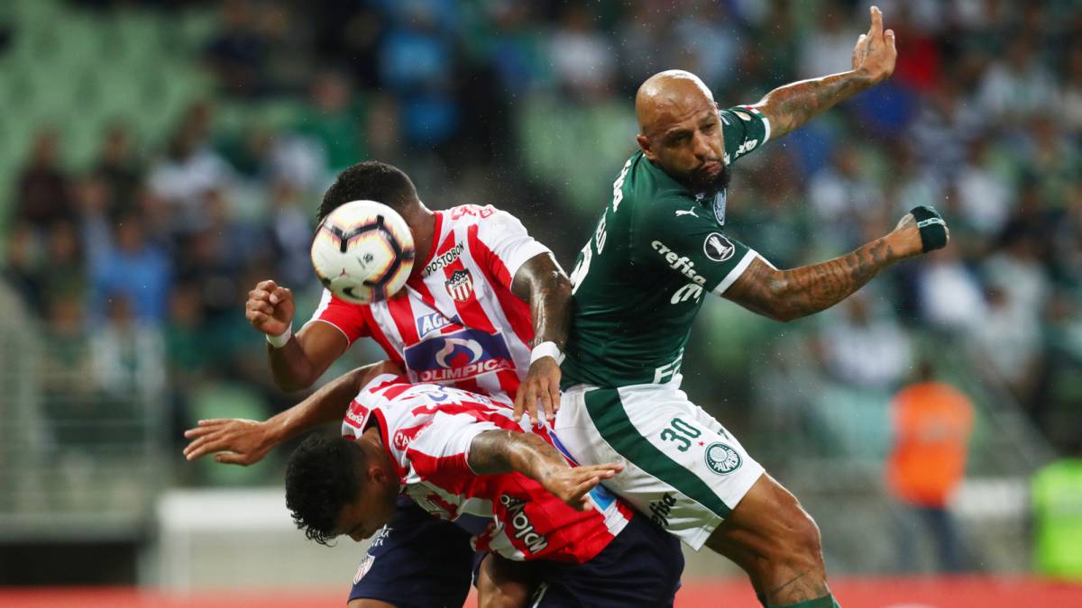 Junior de Barranquilla cae ante Palmeiras.