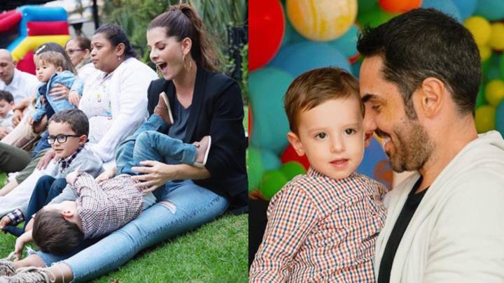 Carolina Cruz y Lincoln Palomeque realizaron una fiesta de cumpleaños para su hijo Matías que terminó siendo una pequeña obra benéfica para niños enfermos