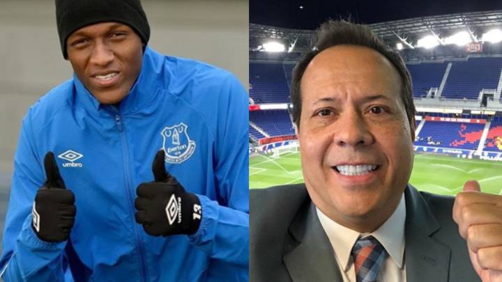 Yerry Mina está feliz con la llegada de Javier Fernández a Win Sports. El defensor colombiano no ahorró elogios hacia el reconocido narrador.