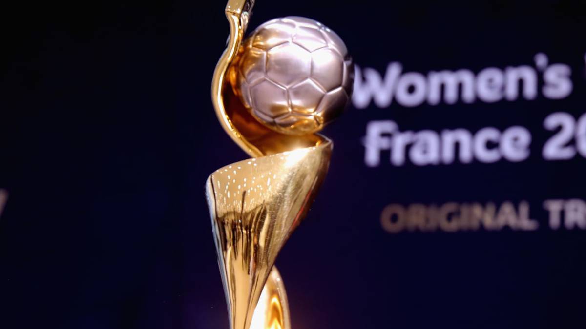 El trofeo del Mundial de Fútbol Femenino
