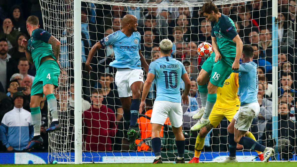 Llorente marca el tercero de Tottenham ante City