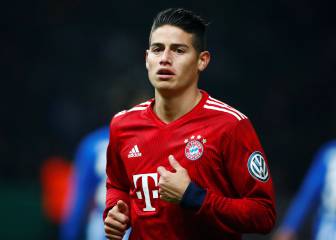 James sufre molestia en el aductor y es duda ante Bremen