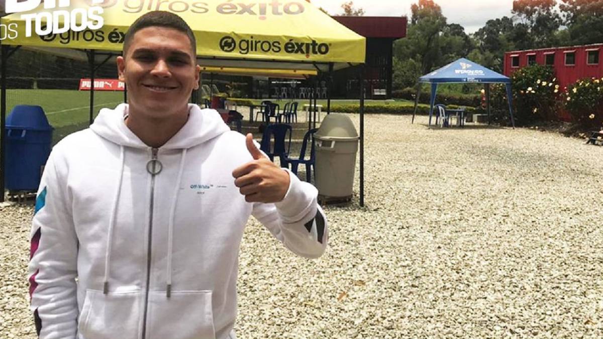 El volante de River Plate, Juan Fernando Quintero visitó al Independiente Medellín