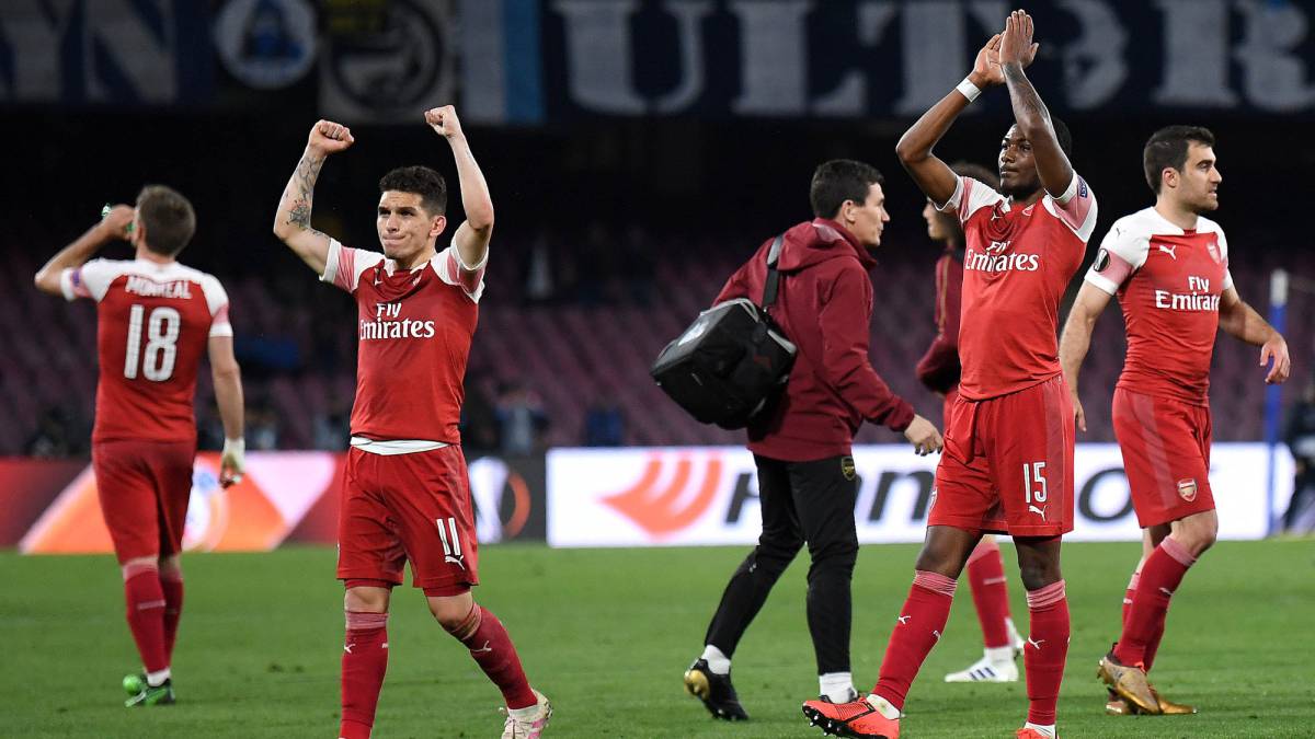 En vivo online Napoli - Arsenal, partido por los cuartos de final de la Europa League que se jugará hoy 18 de abril en el San Paolo desde las 2:00 p.m.