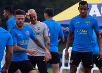 En imágenes el entrenamiento de Boca en sede de la FCF