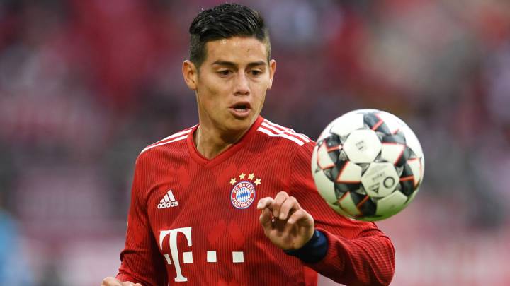 James Rodríguez, volante colombiano del Bayern Múnich