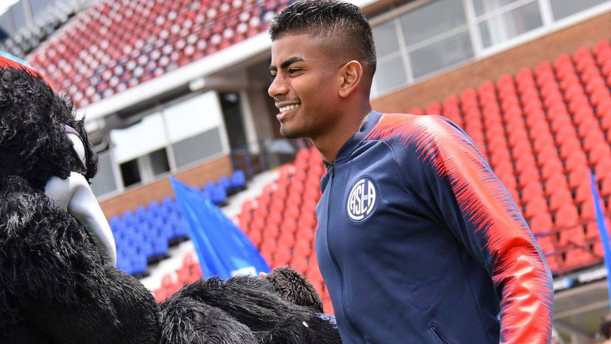 Raúl Loaiza, jugador de San Lorenzo