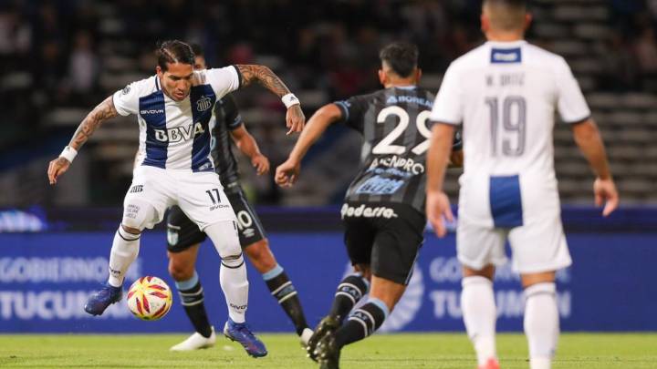 Dayro Moreno marca doblete en victoria de Talleres ante Atlético Tucumán por la ida de los octavos de final de la Copa de la Superliga Argentina