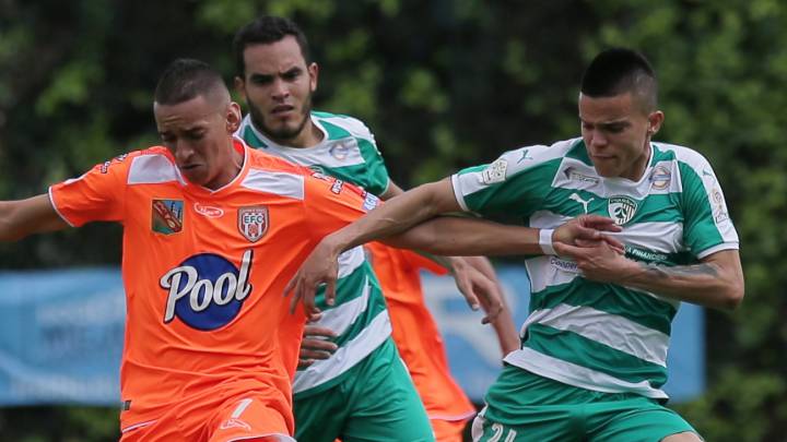 Partido entre Envigado y Equidad en Bogotá por la Liga Águila