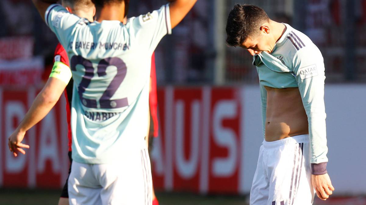 James Rodríguez, volante del Bayern Múnich