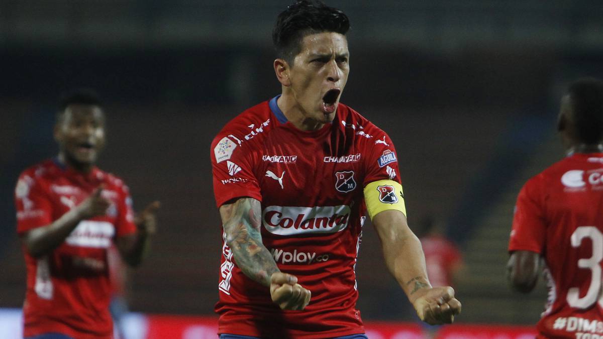 Germán Cano, delantero de MEdellín