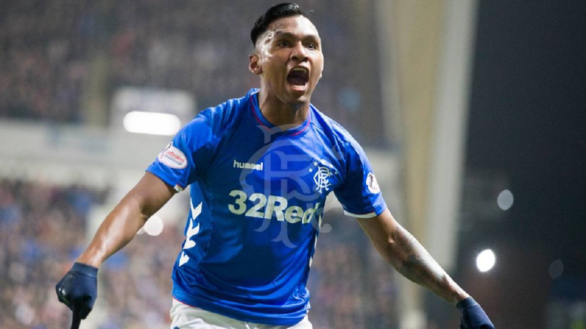 Alfredo Morelos, delantero del Rangers