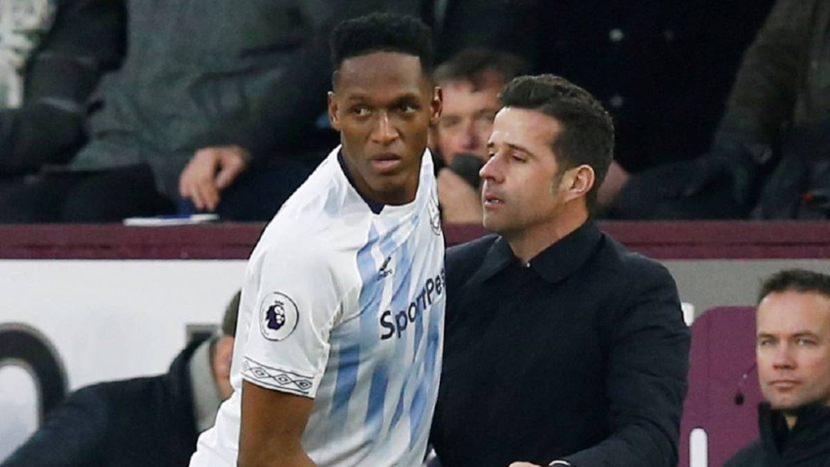 Yerry Mina espera tener minutos en alguno de los dos partidos que le restan al Everton por Premier League